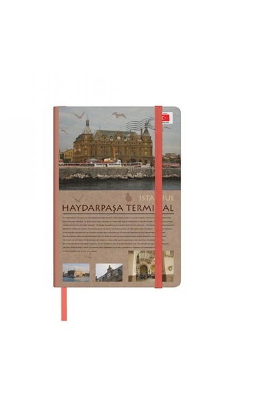 Scrikss Travel Around Turkey Haydarpaşa A6 Çizgili Defter /