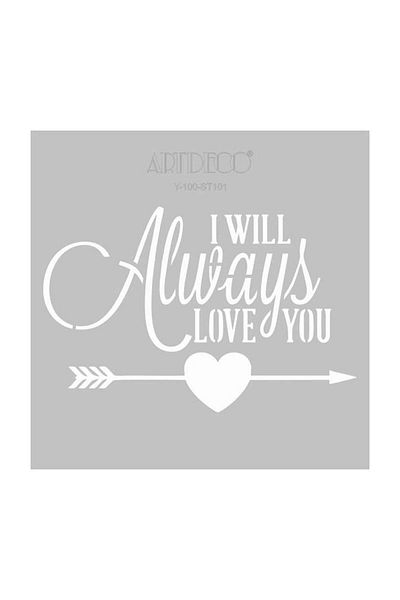 Artdeco Stencil 30X30 Always