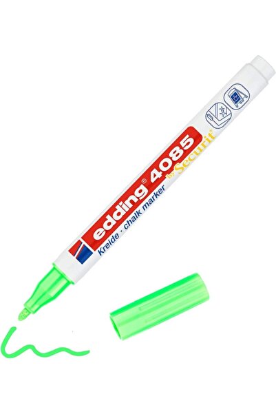 Edding 4085 قلم تحديد الطباشير السائل باللون الأخضر