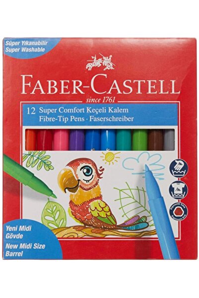Faber Castell قلم لباد سوبر كومفورت 12 قطعة