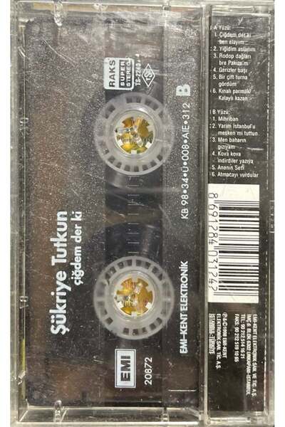 Plak İstasyonu Kaset Şükriye Tutkun Crocus Derki Kaset