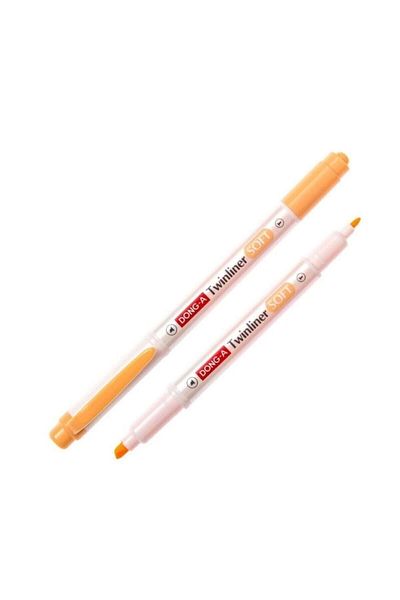 Dong-A Donga Twinler Soft Neon Orange N/10 Highlighter Double Sided