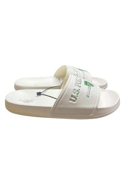 U.S. Polo Assn. Ανδρικές παντόφλες Racely 4m 4fx White - 101685221
