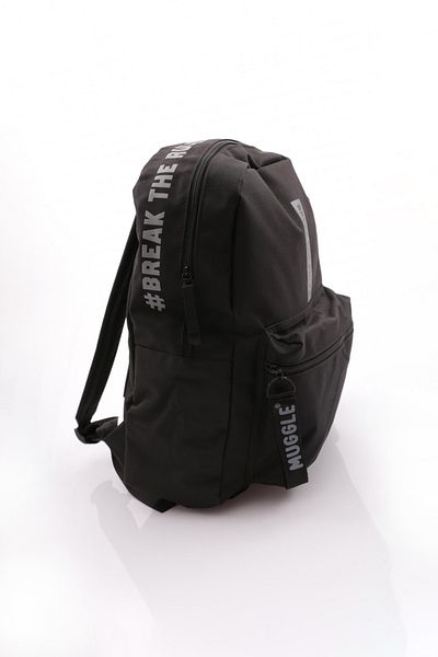 MUGGLE Mu-0525 Break the Rules Black Backpack