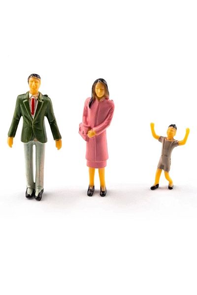 Jordania Model Je01-ib1030a Painted Human Family 1/030