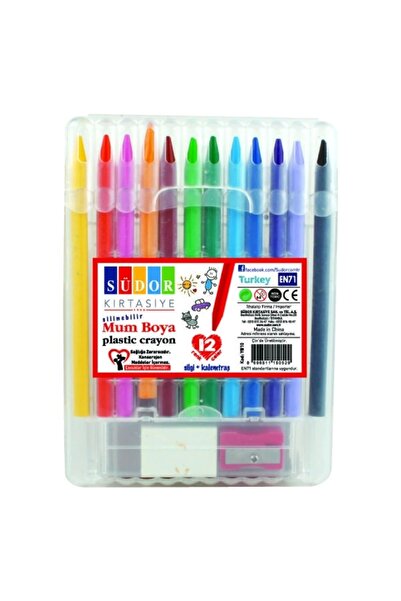 Südor قلم تلوين بلاستيك 12 قطعة