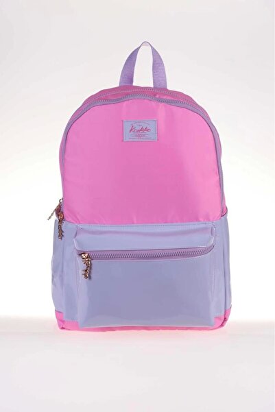 KAUKKO Leather Sırt Çantası Pembe K1346