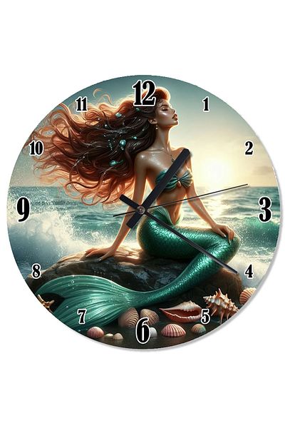 ekart Mermaid Tale Flowing Wall Clock