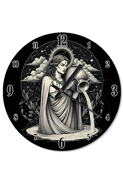 ekart Aquarius Symbol Decorative Wall Clock