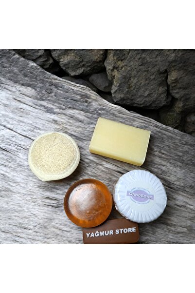MAGO SHOP Gano Transparent Soap and Goat Milk Soap + 100Gr Donkey Milk Soap