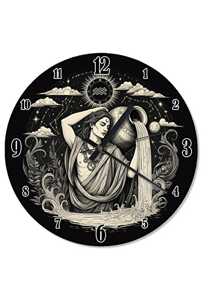 ekart دلو ساعة حائط صامتة