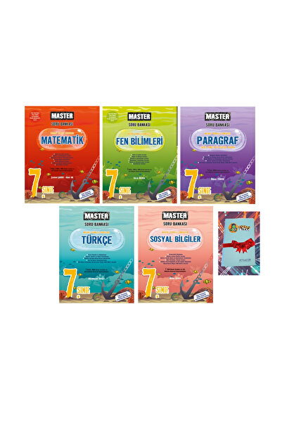 Okyanus Yayınları 7. Sınıf Master FULL SETTTT Soru Bankası( NOT DEFTERİ HEDİY...