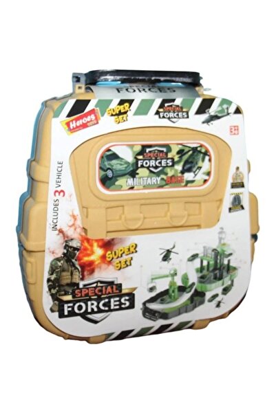 Genel Markalar Ern Heroes Toys Çantalı Asker Seti Arabalı