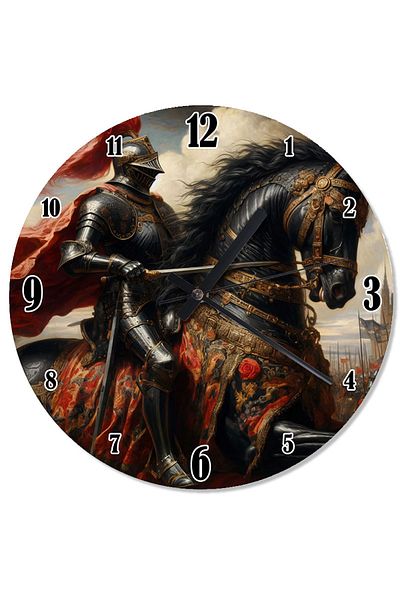 ekart Horse Warrior Power Shaped Wall Clock