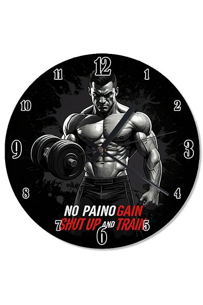 ekart Muscular Man's Power Design Wall Clock