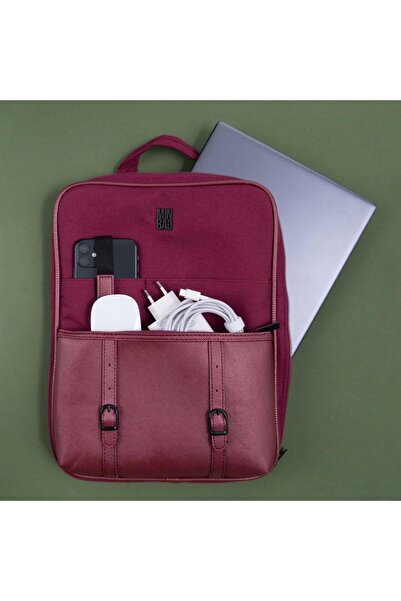 Önder Xxl Aspen 17 Laptop Ve Tablet Sırt Çantası Bordo