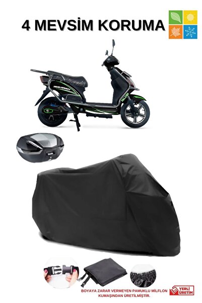 AutoEN FALCON NEW HANDY ARKA ÇANTA UYUMLU SU GEÇİRMEZ MOTOSİKLET BRANDASI-SİYAH