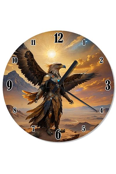 karizmart Egyptian God Special Design Wall Clock