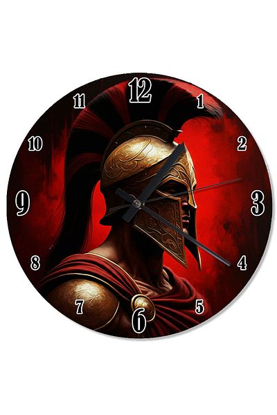 ekart Brave Warrior with Helmet Design Wall Clock