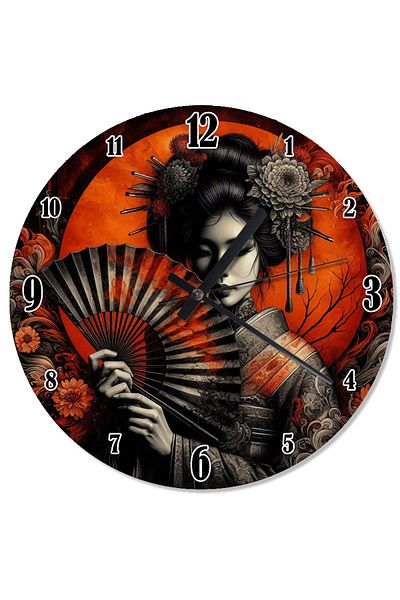ekart Elegant Women's Special Design Wall Clock with Fan