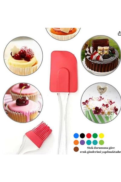 CKM silikon Silicone Spatula and Brush Set