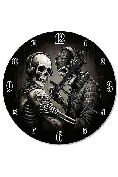 karizmart Forging Skeleton Analog Wall Clock