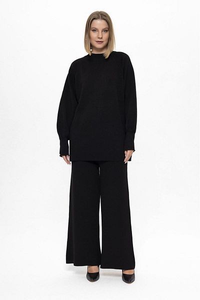 ÇAĞLA MODA 06 Balloon Sleeve Knitwear Set