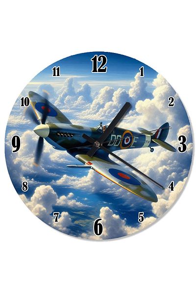 ekart Airplane Adventure Design Wall Clock in the Sky