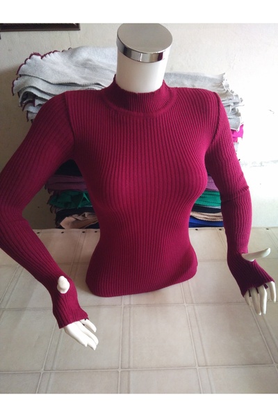 Varol Triko Parmak Detaylı Badi