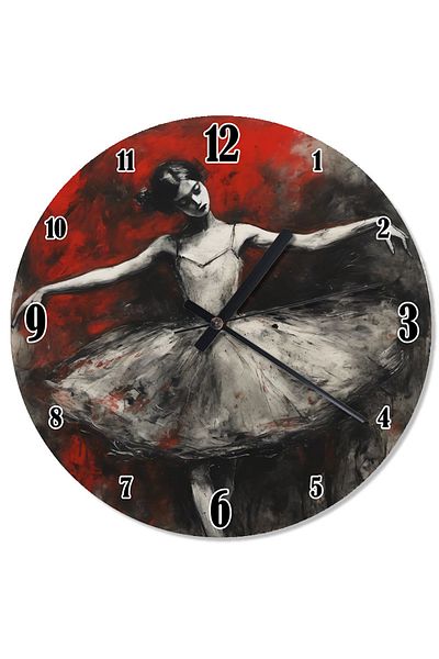 ekart Dancing Ballerina Design Wall Clock