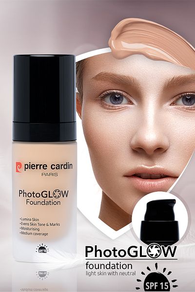 Pierre Cardin Photoglow Luminous - Giving Foundation Light, Neutral Skin Tones