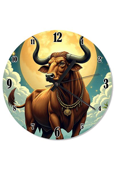 ekart Bull Power Flowing Wall Clock