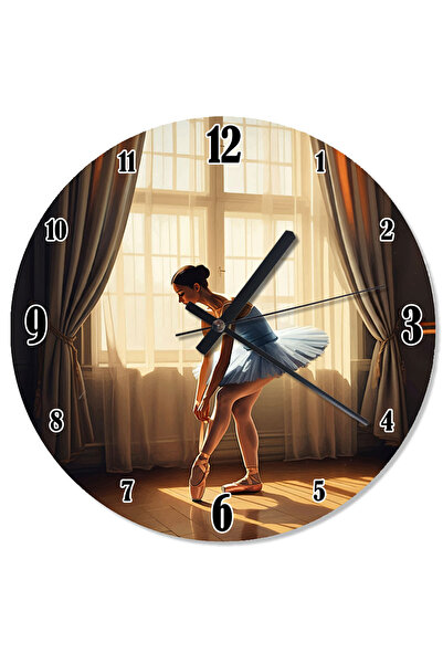karizmart ساعة حائط بتصميم خاص للنساء راقصة الباليه الراقصة