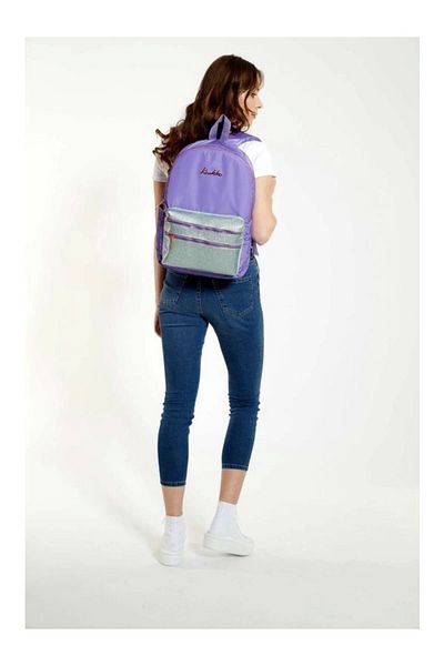KAUKKO Magic Dreams Backpack Patent Leather Lilac K1545