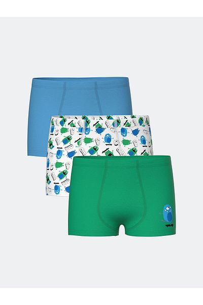 LC Waikiki Boy's Printed Boxer Σετ 3 τεμαχίων - S55238Z4