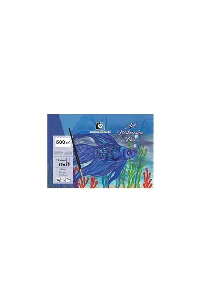 Alex Schoeller Art Spiral Watercolor Notebook 15 X 15 300 Gr. alx 3954