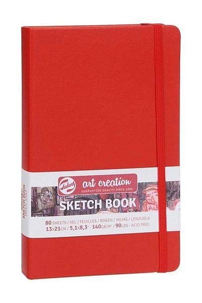 Art Creation 13X21 cm Red Sketchbook - 140 g