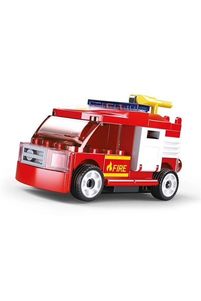 Sluban Power Bricks Pull and Drop Fire Truck