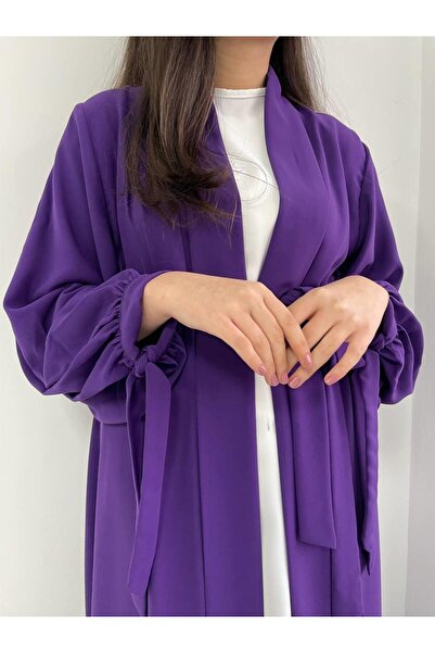 MELEK ARAZ Purple Hanzade Abaya