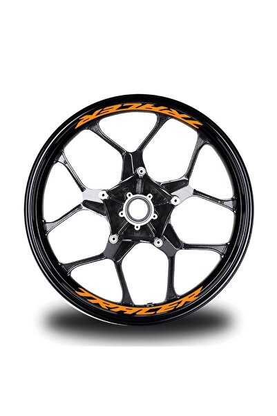 Eyyam Tracer Written 8 Piece Wheel Center Lettering Sticker Label