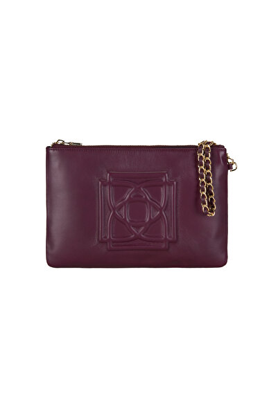 Desa Vionya Bordo Kadın Deri El Çantası