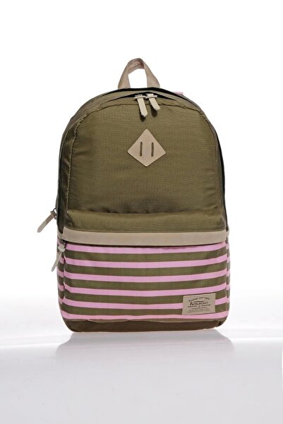KAUKKO K1118 Haki Kadın Sırt Çantası