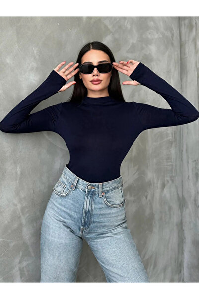 Grand TALİSMAN Parmak Detaylı Basic Uzun Kollu Body