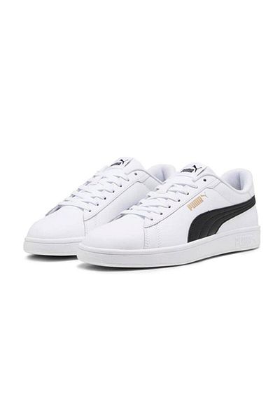 Puma Smash 3.0 L White Sneaker Ανδρικά αθλητικά παπούτσια 390987-11