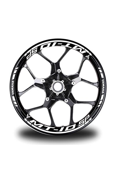 Generic Brand ملصق لاصق لعجلة Yamaha Fz6r باللون الأحمر