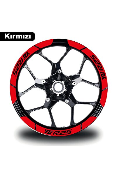 One VIP Sale Kırmızı Yamaha YZF R25 Geniş Jant Sticker Modeli Moto Aksesuar