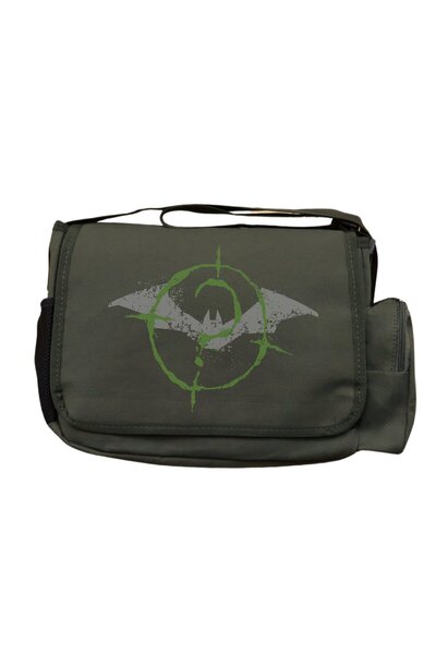 Fuddy Moda Batman logo Štampano Poštarska torba, unisex Batman Štampano Torba...