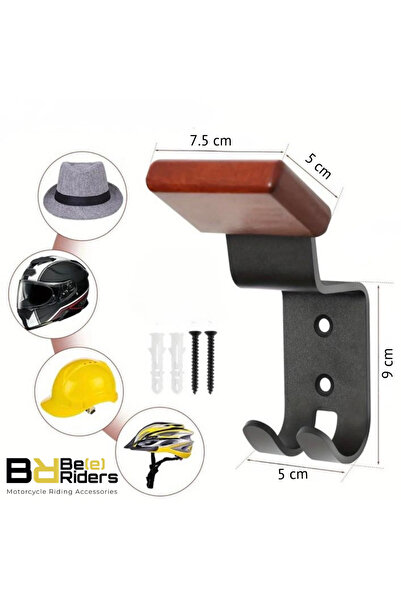 Bee Riders Metal Motosiklet Bisiklet Kask Askı Aparatı