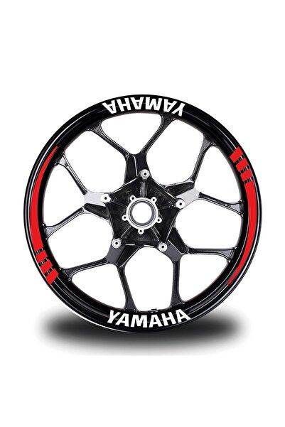 pınaxar Yamaha Xmax 250 2 Kesikli Gümüş Gri Renk Sticker Modeli Jant Dahi