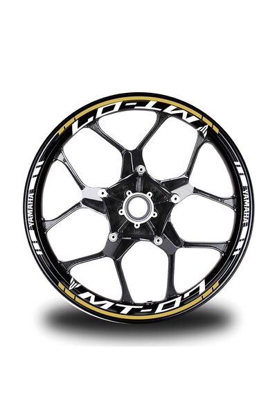 ghtDesing White Momodesing Suit Rim Sticker Label